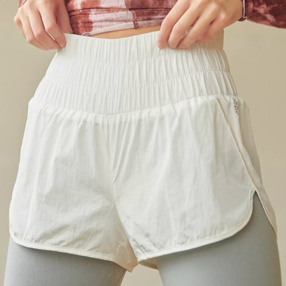 Free People FP Movement The Way Home Shorts in Optic White size Small